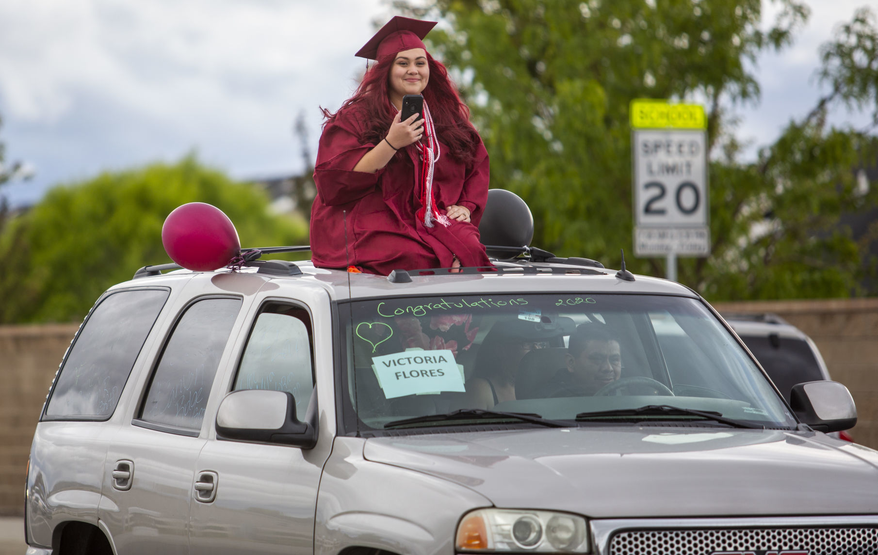 Canyon Ridge seniors honored in graduation parade